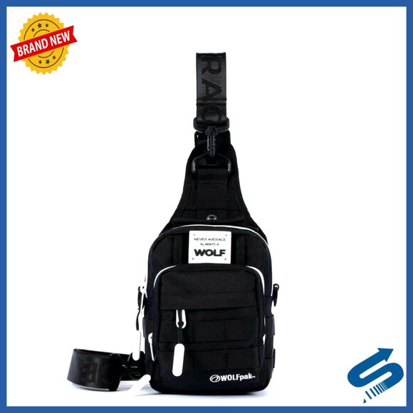 Compact 4L Tactical Sling Bag with Multiple Pockets for Travel & EDC